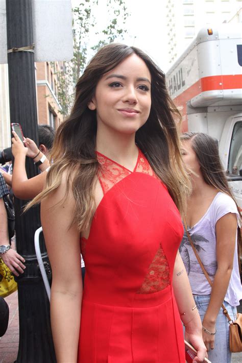 chloe bennet fappening|13 Superstars Proudly Slip Their Nips In Rebellion.